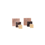 Orecchini lobo tre quadrati - KLK