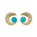 Orecchini luna resina - KLK