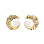 Orecchini luna resina - KLK