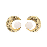 Orecchini luna resina - KLK