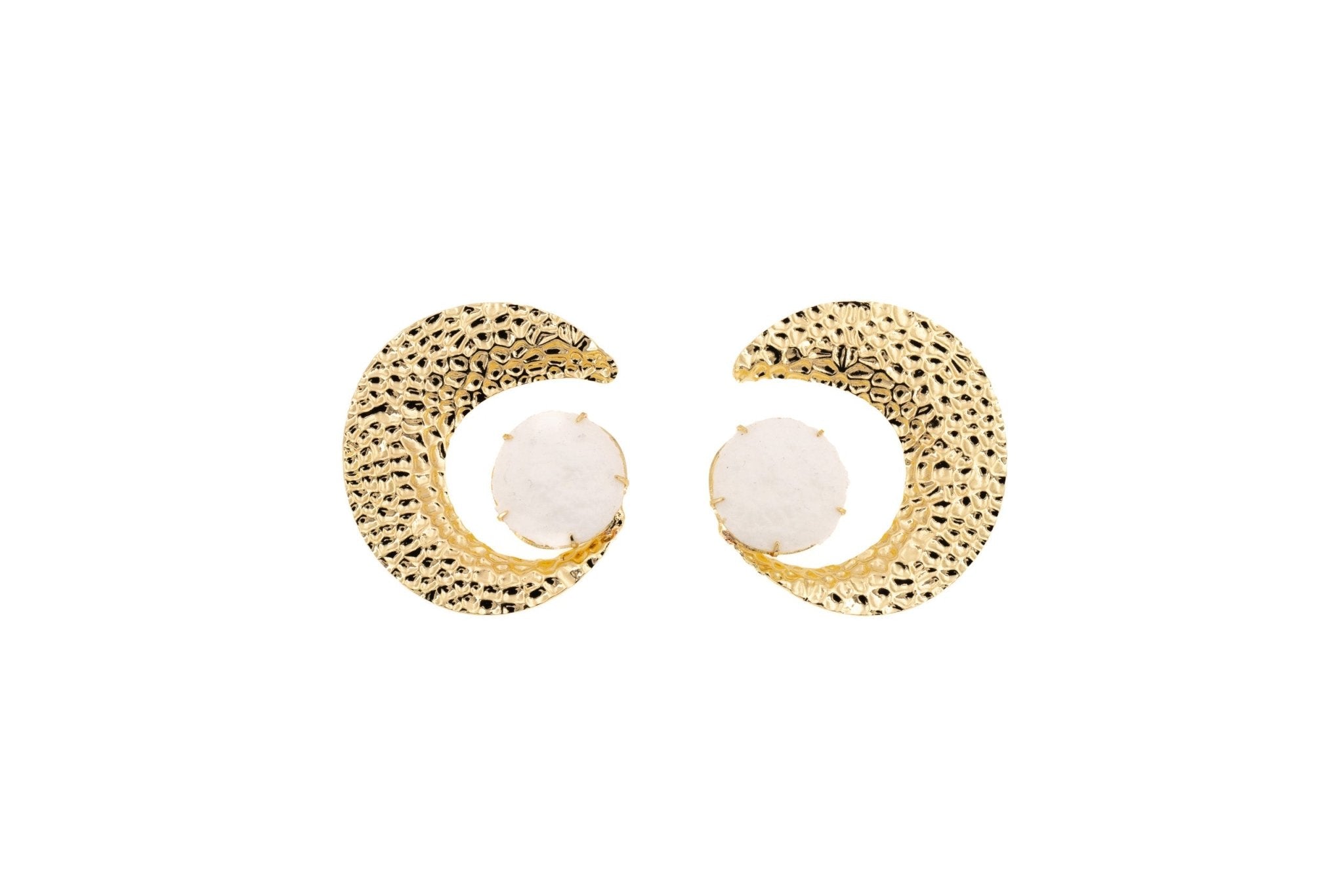 Orecchini luna resina - KLK