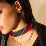 Orecchini malachite - KLK