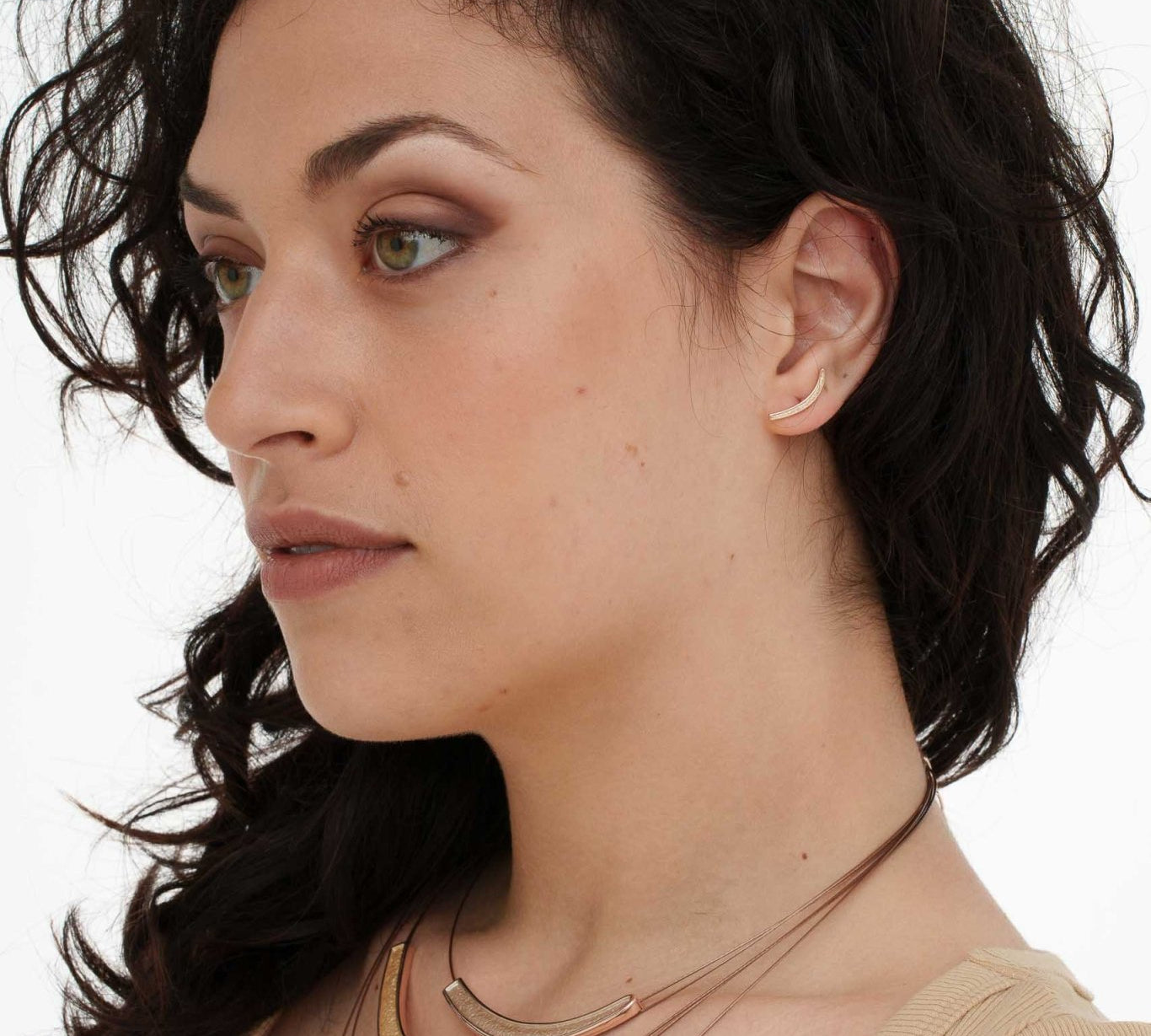 Orecchini mezzaluna piccolini - KLK