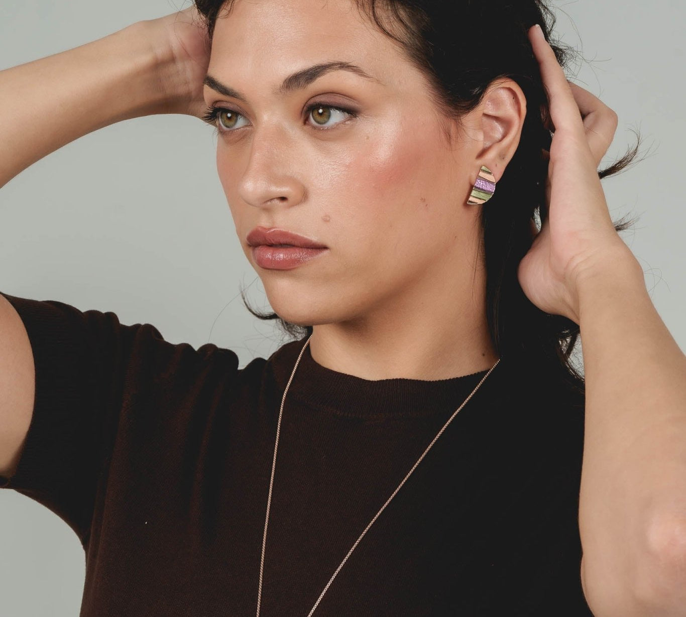 Orecchini multi fasce - KLK