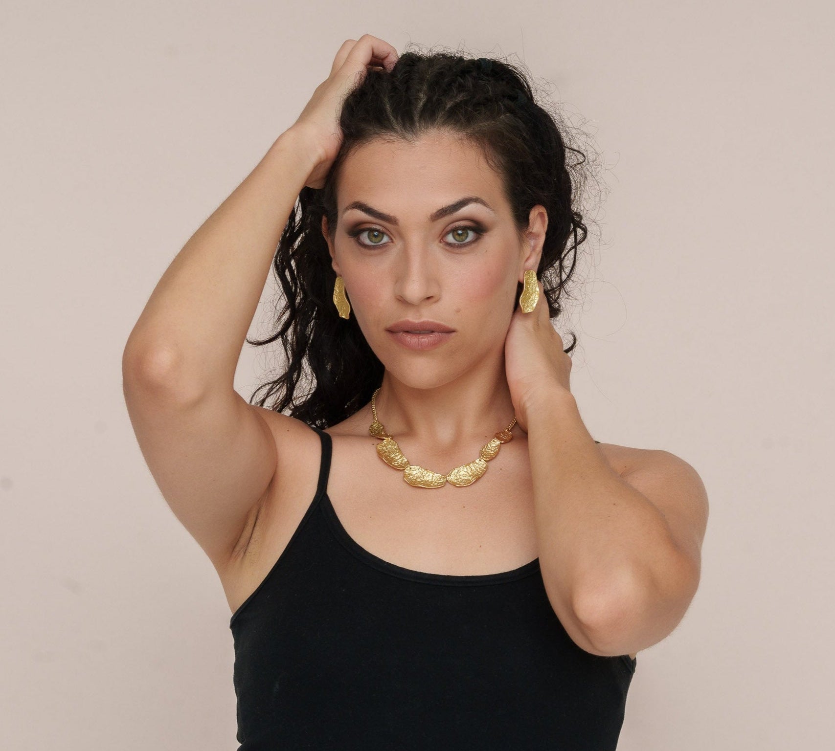 Orecchini ovale stilizzato - KLK