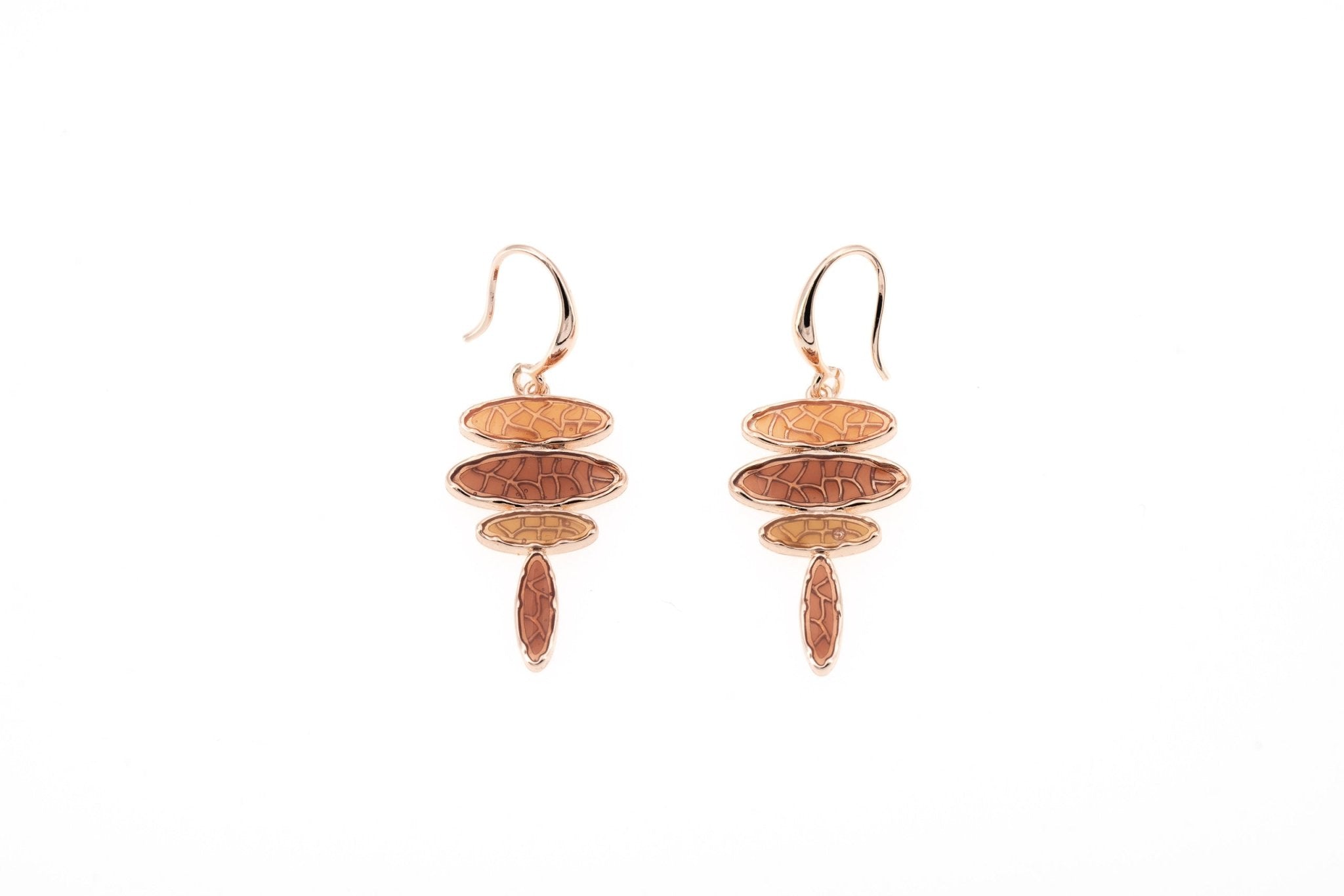 Orecchini ovali trasparenti - KLK