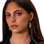 Orecchini pendenti barrettine - KLK