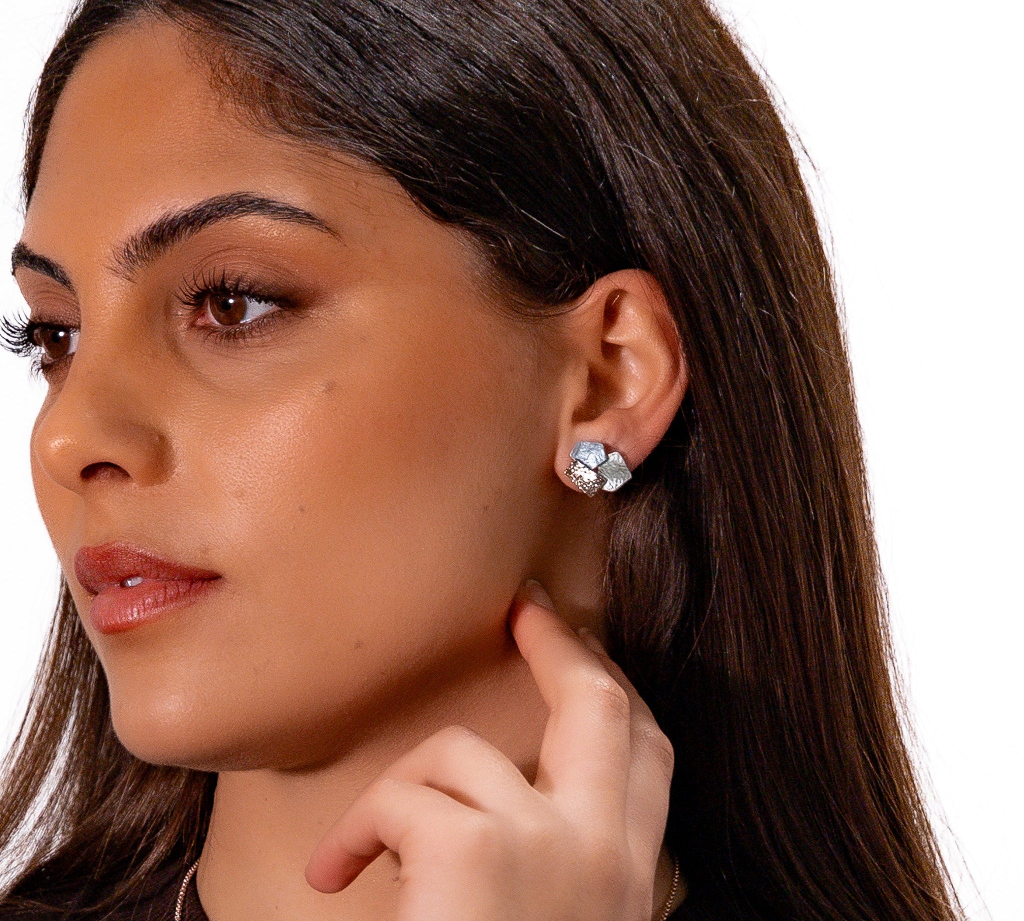 Orecchini pentagoni - KLK