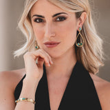 Orecchini pietre goccia - KLK