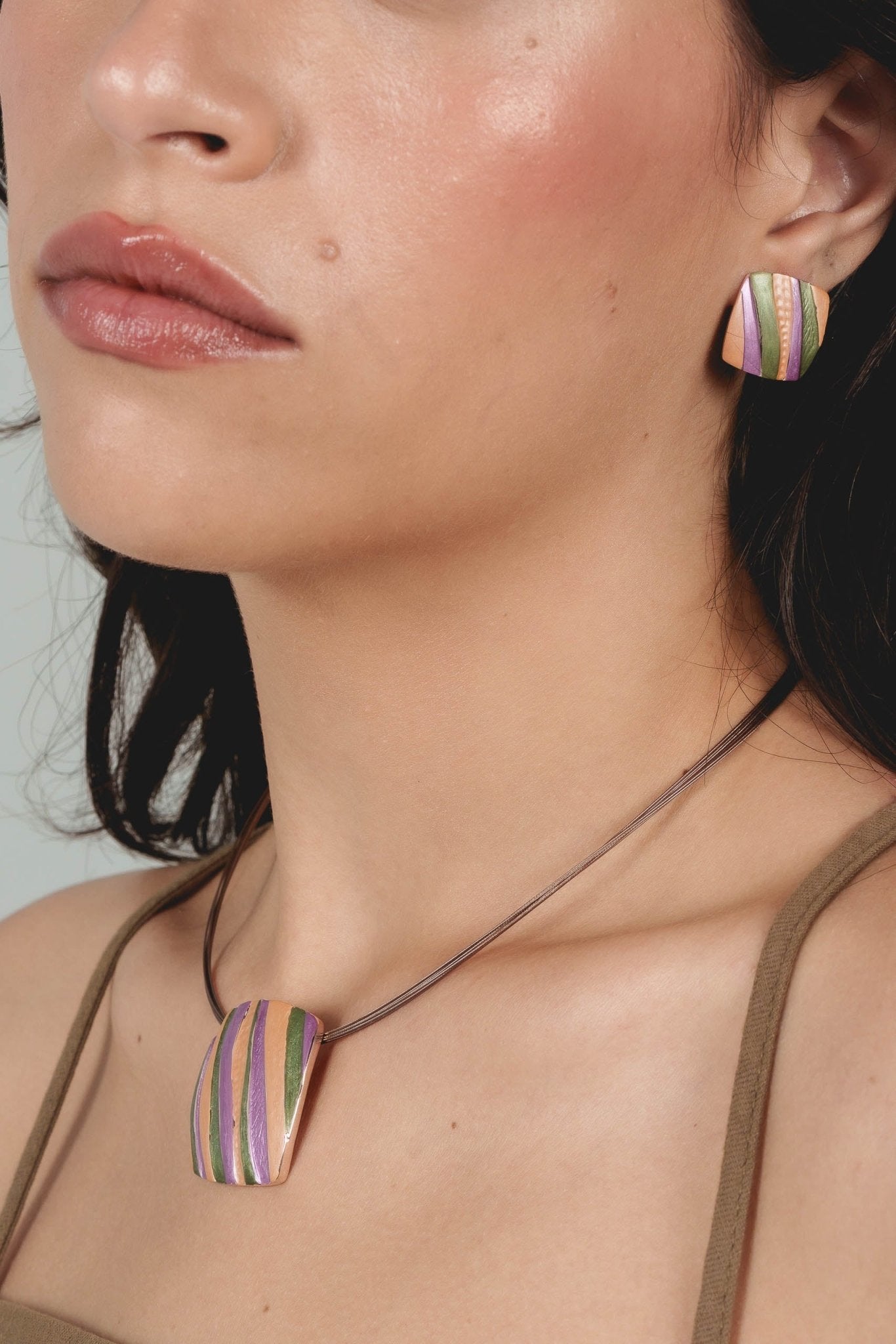 Orecchini quadro onde - KLK