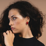 Orecchini rettangolari curvi - KLK