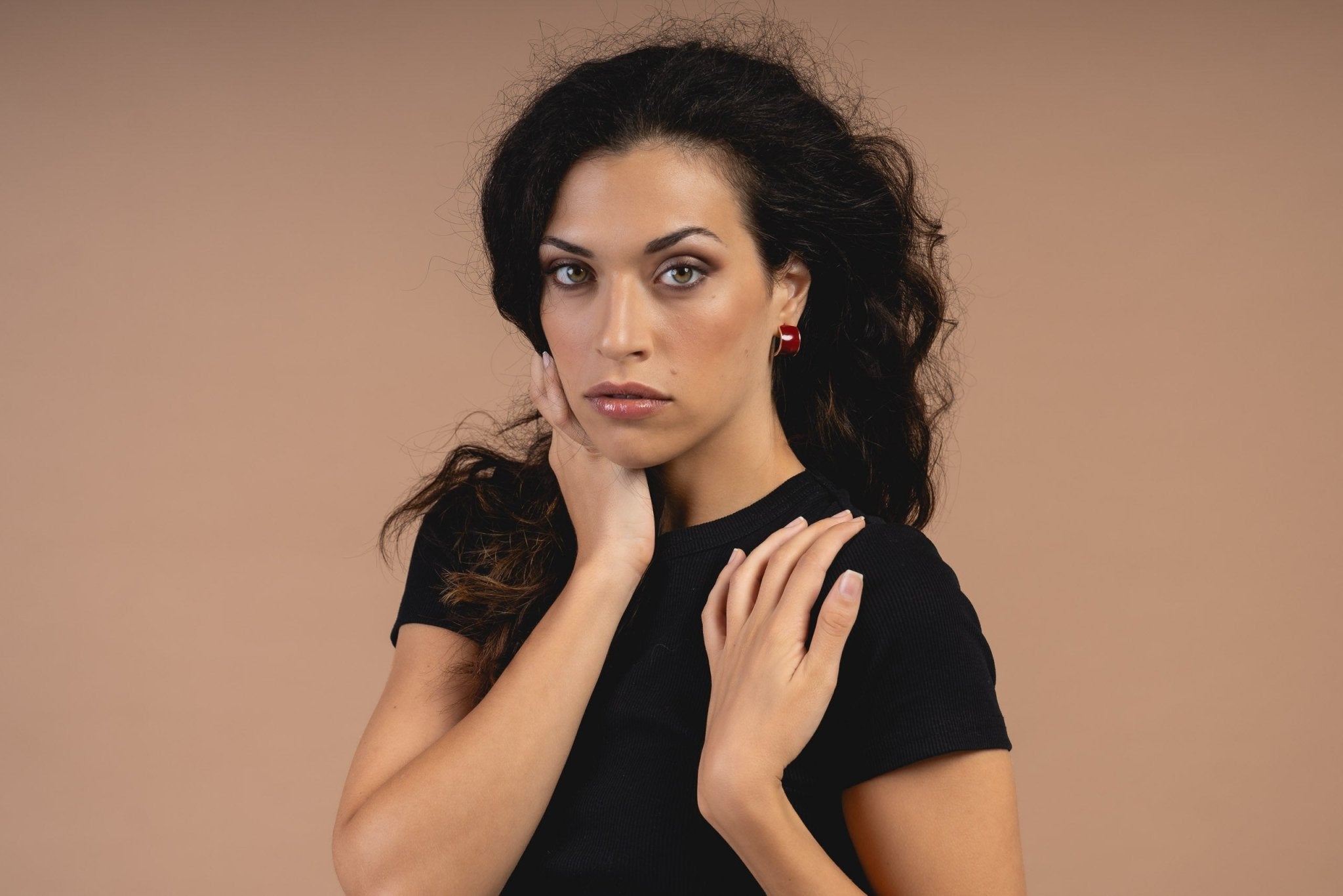 Orecchini rettangolari curvi - KLK