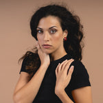 Orecchini rettangolari curvi - KLK