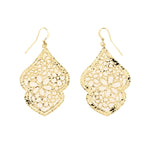 Orecchini ricamati fiori - KLK