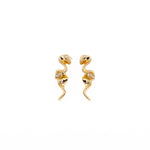 Orecchini serpentina curva - KLK