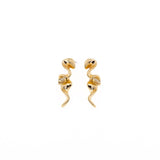 Orecchini serpentina curva - KLK