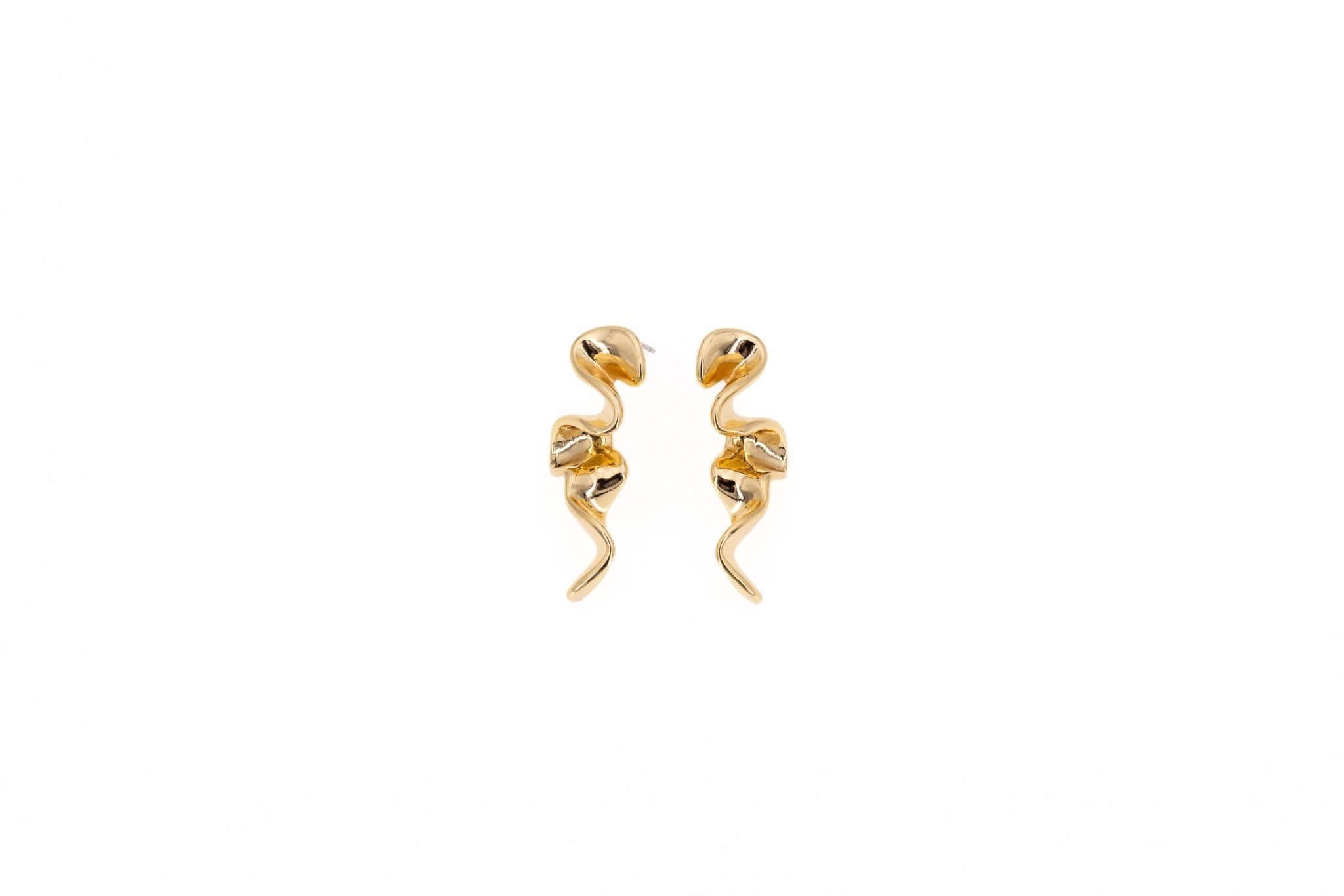 Orecchini serpentina curva - KLK