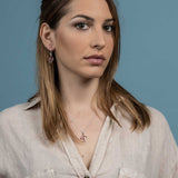 Orecchini serpentino corallo - KLK