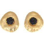 Orecchini sole con resina - KLK