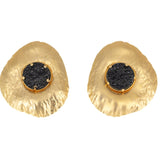 Orecchini sole con resina - KLK