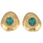 Orecchini sole con resina - KLK