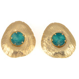 Orecchini sole con resina - KLK