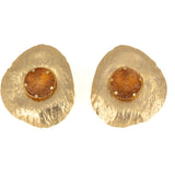 Orecchini sole con resina - KLK