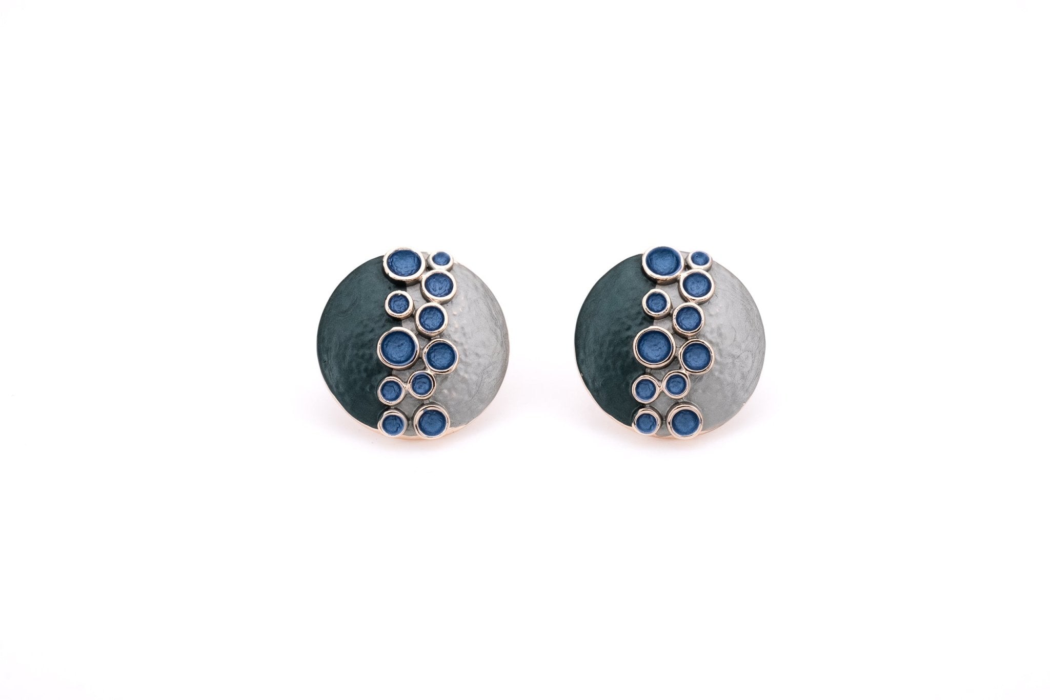 Orecchini tondi grappolo - KLK