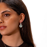 Orecchini tondo strass - KLK