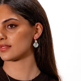 Orecchini tondo strass - KLK