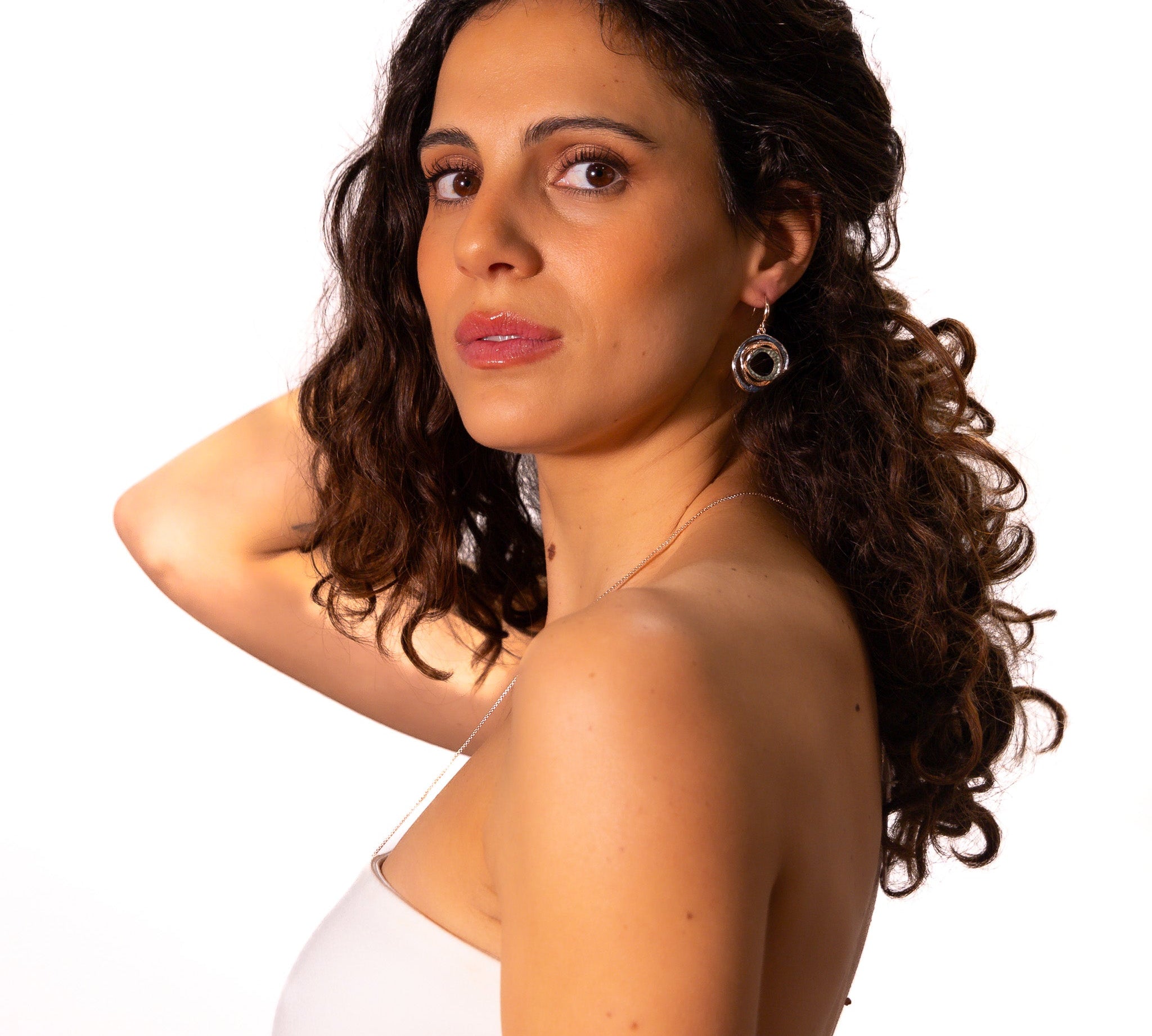 Orecchini tre cerchi - KLK