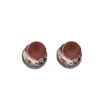 Orecchini tre tondi sovrapposti - KLK