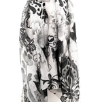 Sciarpa seta fiori arabesque - KLK