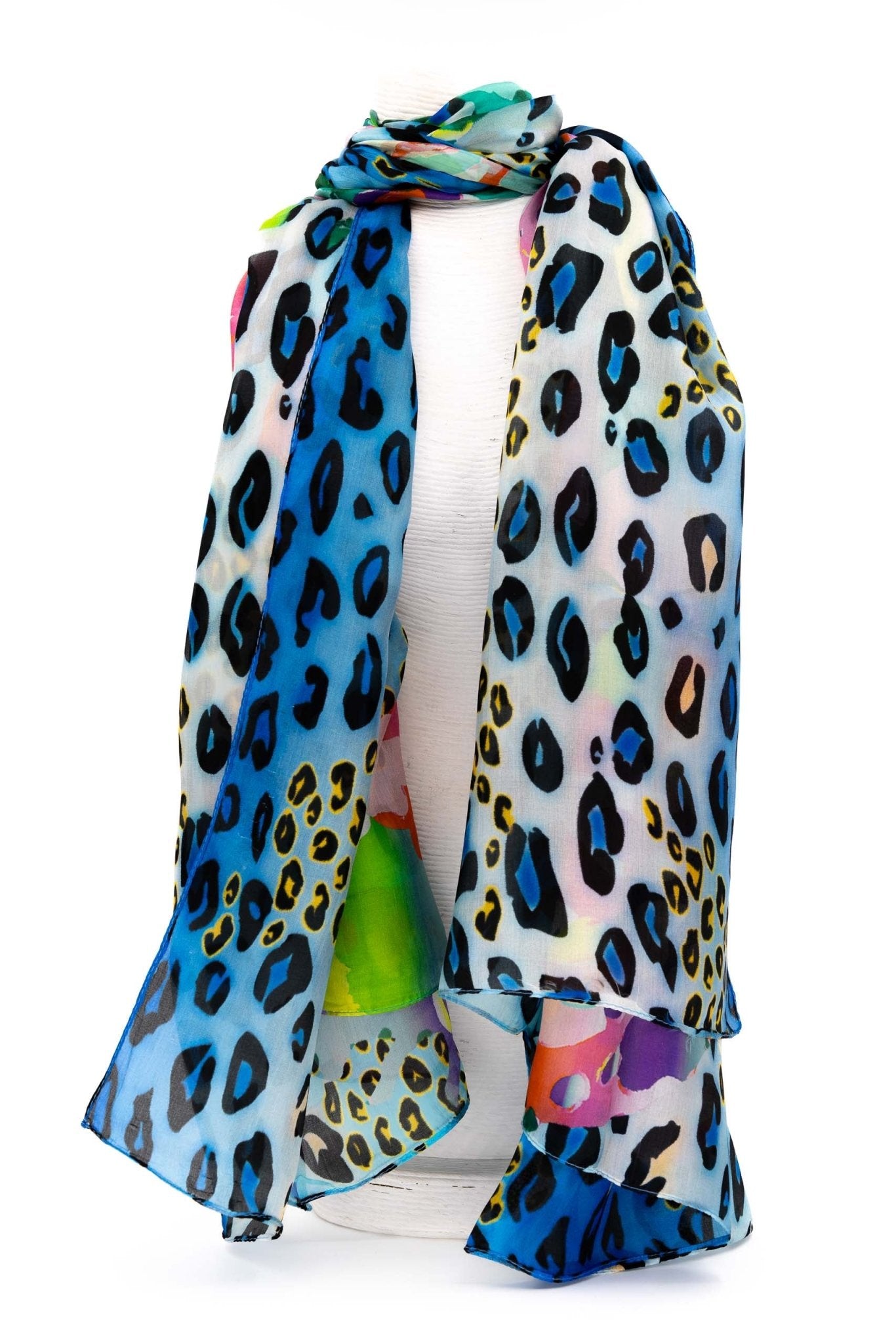 Sciarpa seta maculato multi - KLK