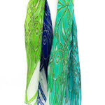 Sciarpa seta piccola astratto - KLK