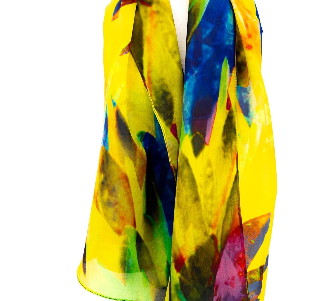 Sciarpa seta piccola astratto - KLK