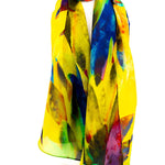 Sciarpa seta piccola astratto - KLK