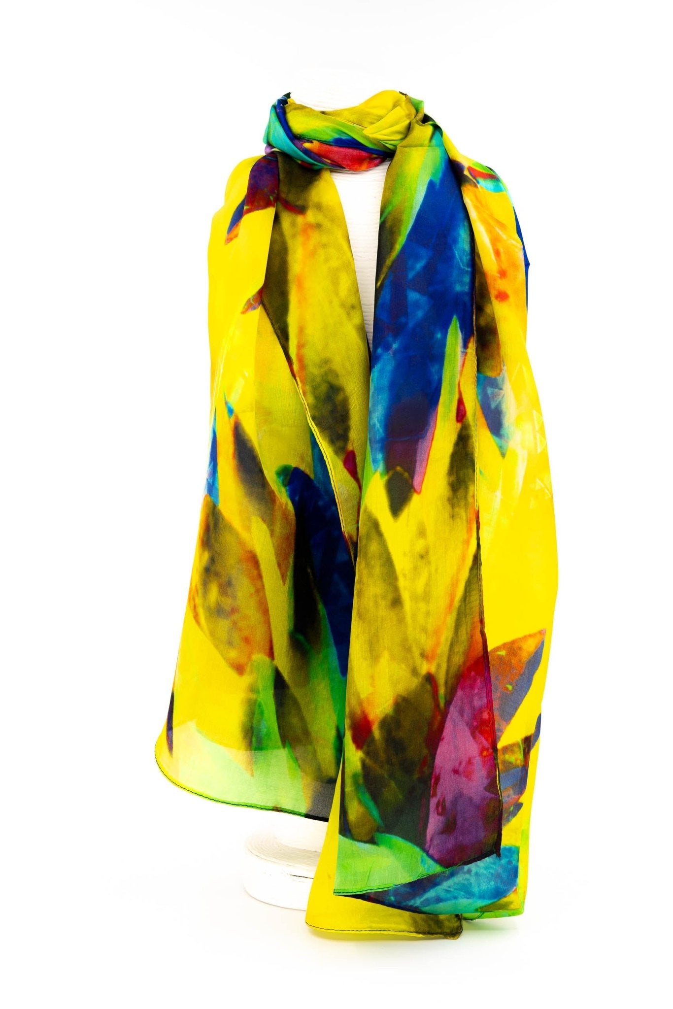 Sciarpa seta piccola astratto - KLK