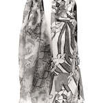 Sciarpa seta piccola catena - KLK