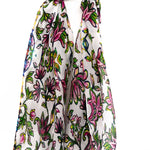 Sciarpa seta piccola fiori - KLK