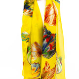 Sciarpa seta piccola foglie - KLK