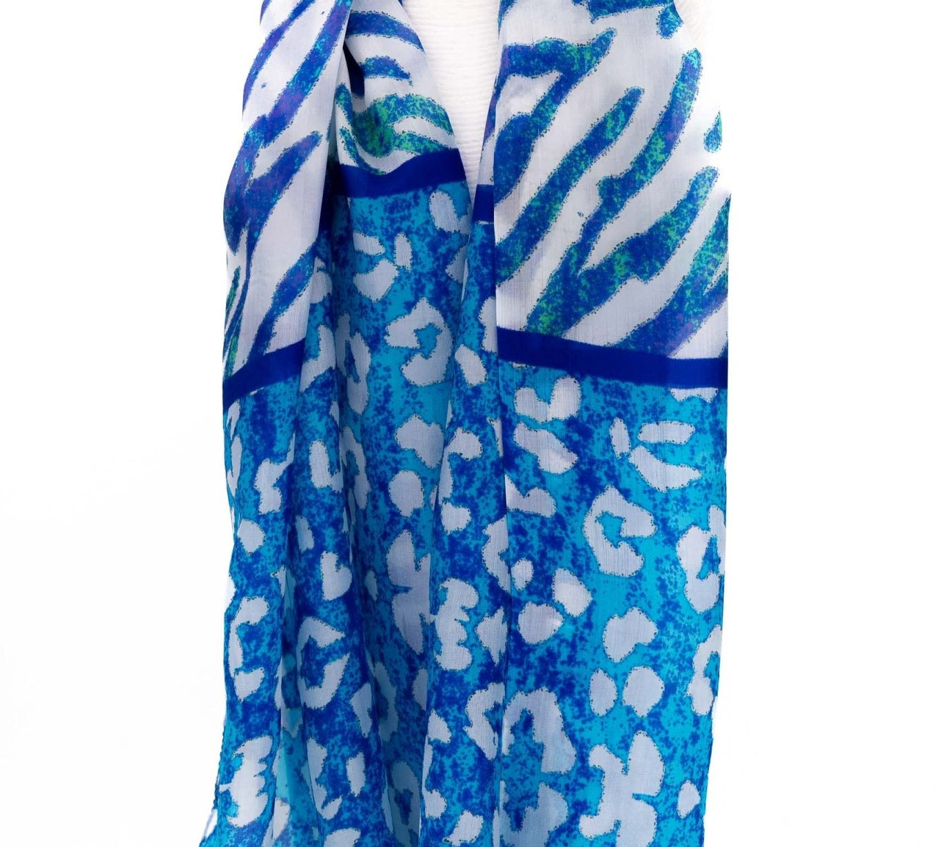 Sciarpa seta piccola maculato color - KLK