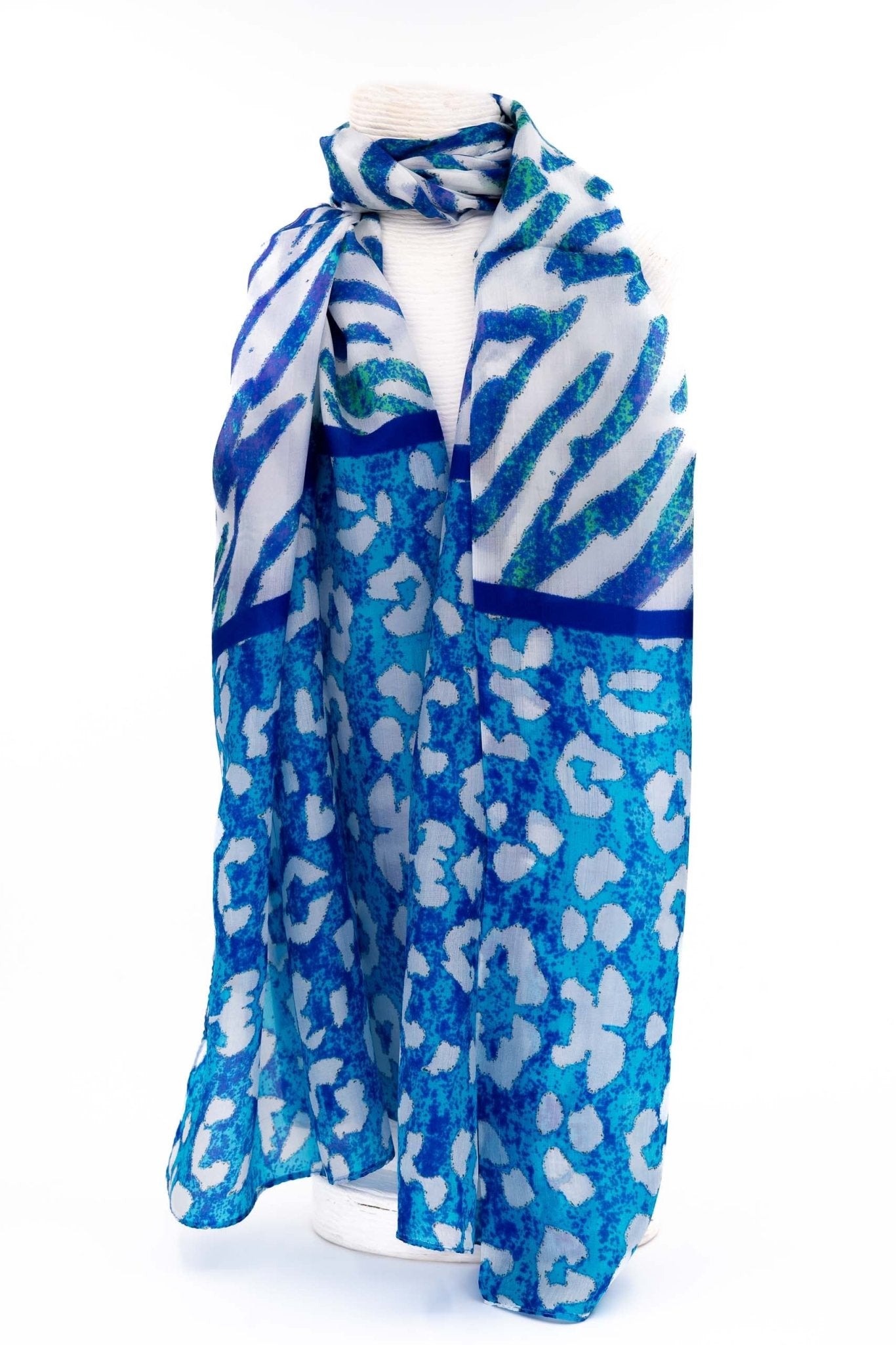 Sciarpa seta piccola maculato color - KLK