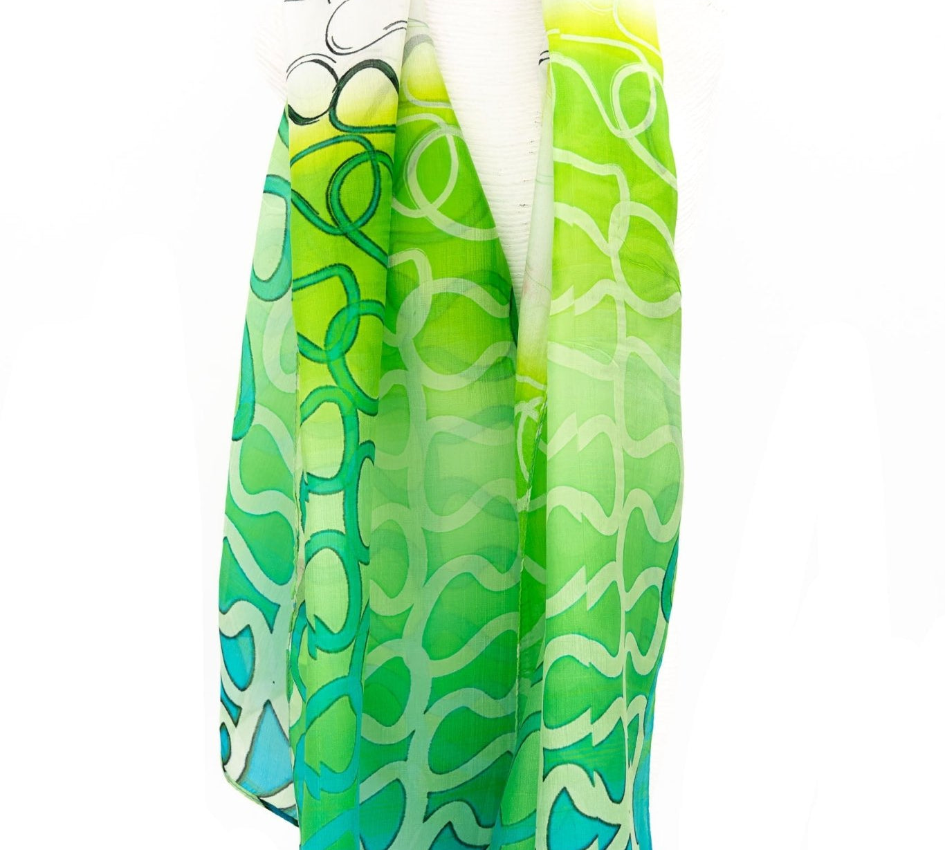 Sciarpa seta piccola onde - KLK