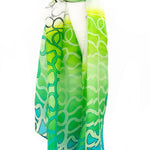 Sciarpa seta piccola onde - KLK