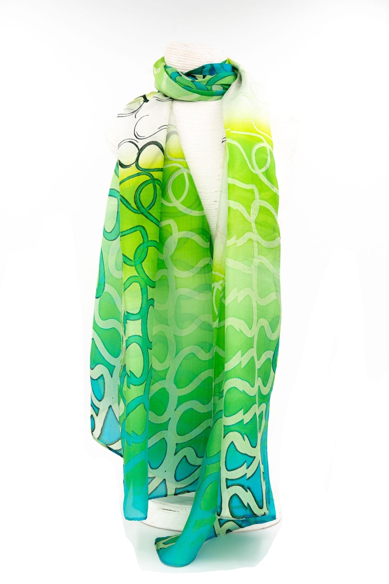 Sciarpa seta piccola onde - KLK