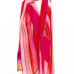 Sciarpa seta piccola rigato - KLK