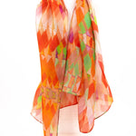 Sciarpa seta piccola zig zag - KLK