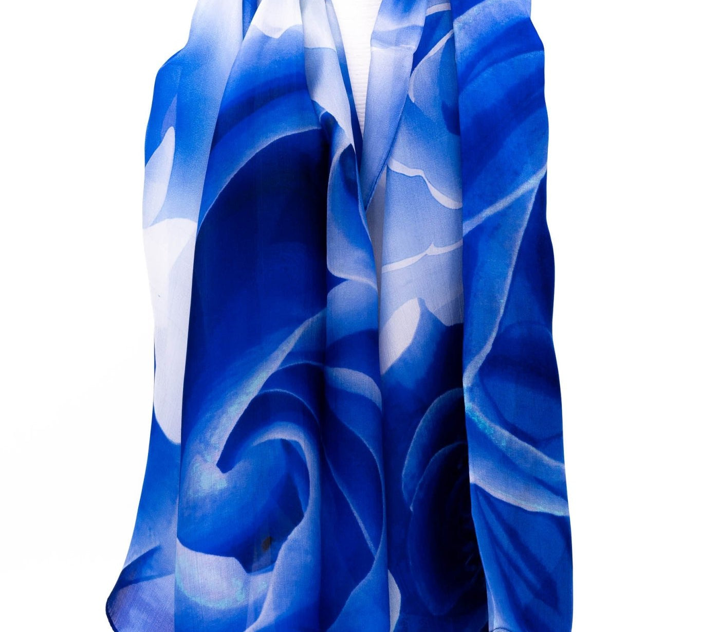 Sciarpa seta roselline - KLK