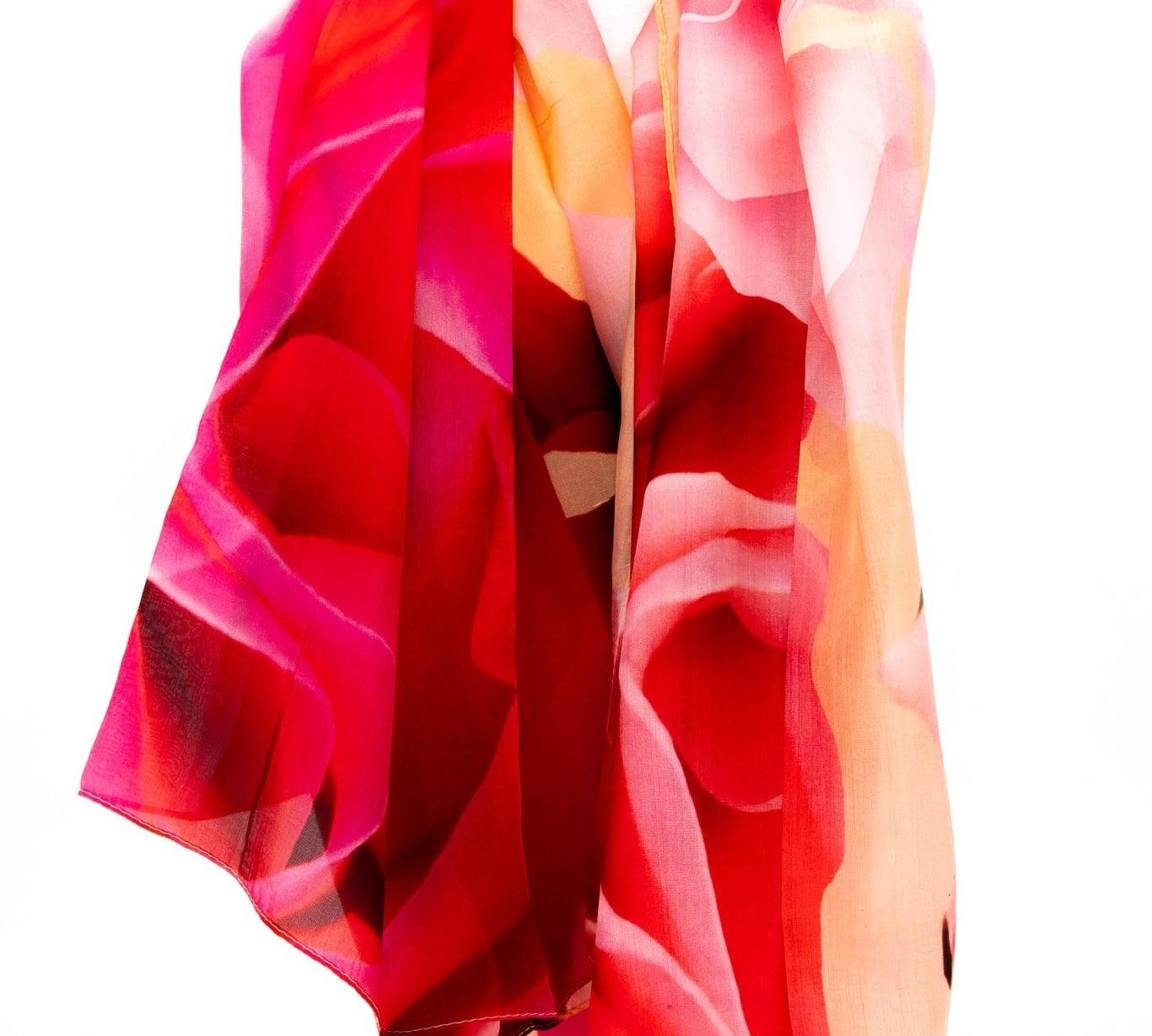 Sciarpa seta roselline - KLK